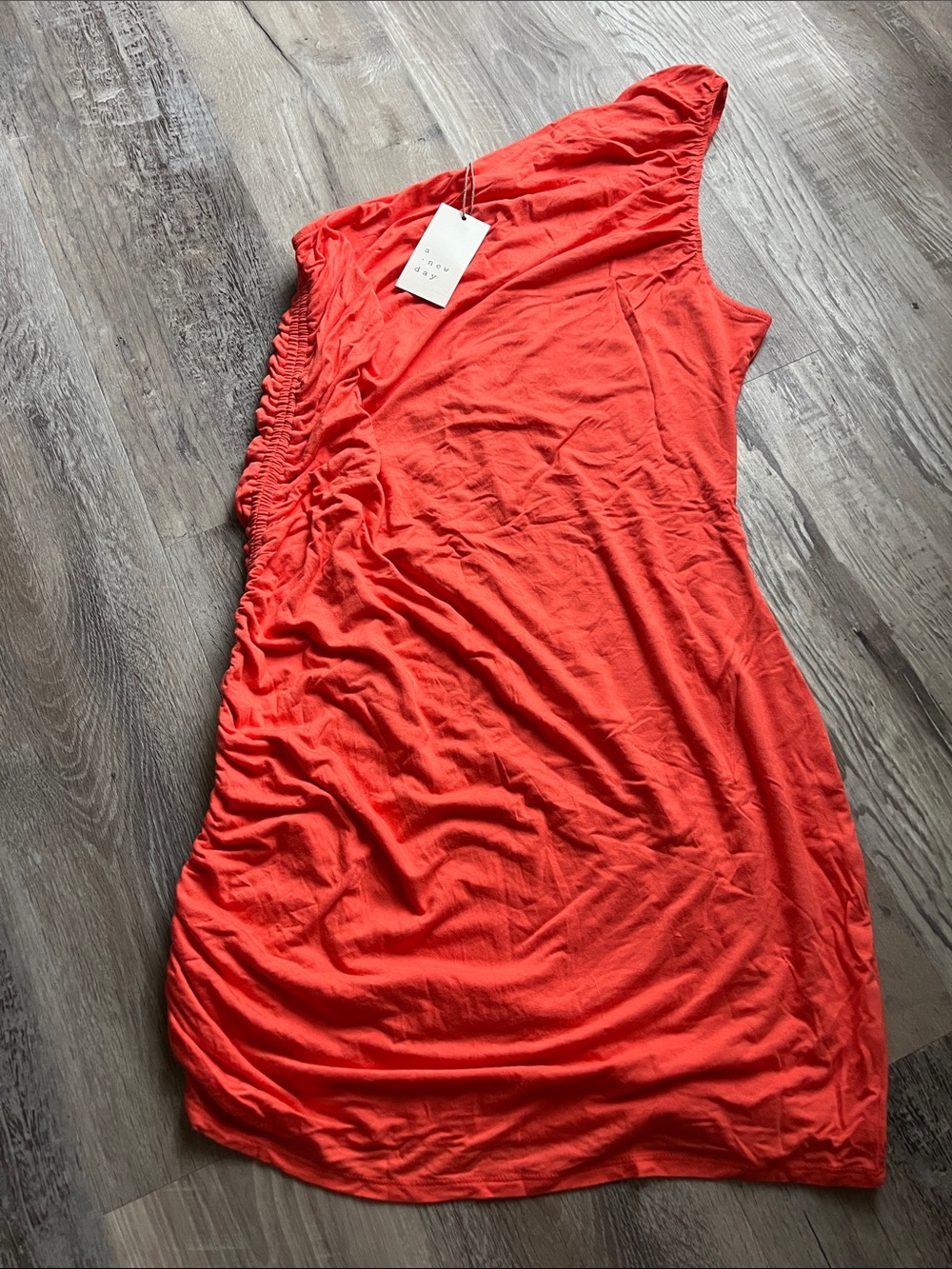 a new day One-Shoulder Ruched Dress -
